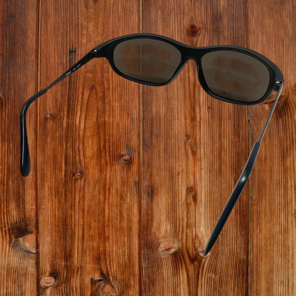Sunbelt 335M Classic Sunglasses Black Wrap Safety Style Dark Lens Unisex
